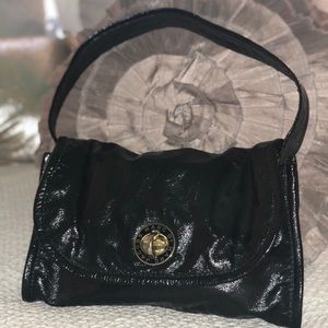 Marc Jacobs black patent leather purse